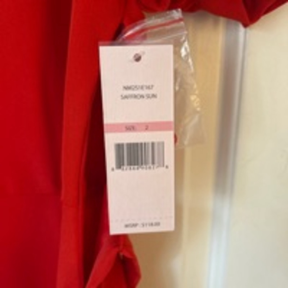 🌿 Women's Nanette Lepore Red Dress Size 2🌿 - Picture 6 of 7